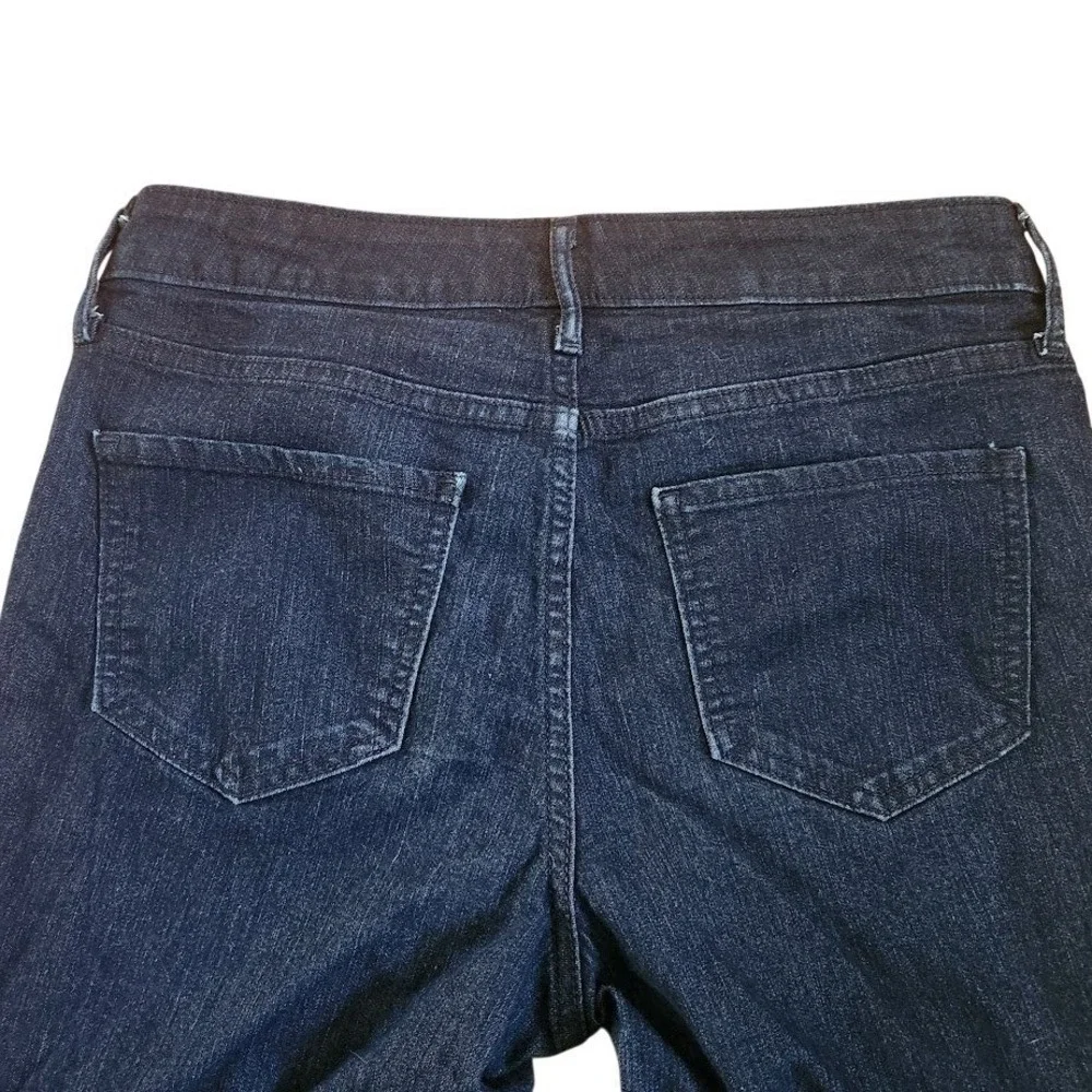 Old Navy Super Skinny Jeans Women's 8 Long Dark Indigo Mid Rise Stretch‎ 118